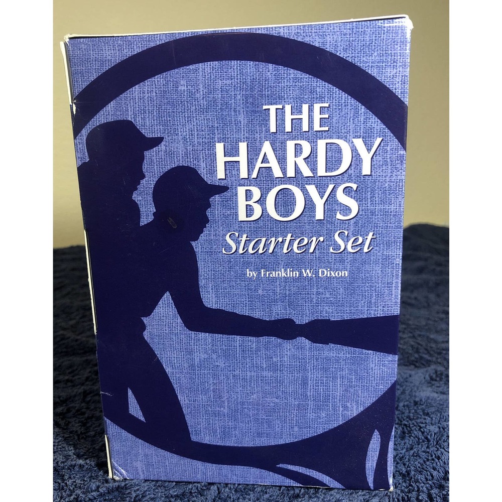 The Hardy Boys Starter set of 5 Hard Cover Books Box included to hold set